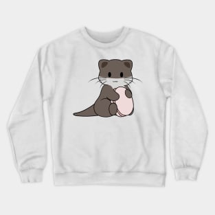 Otter Pink Macaron 2 Crewneck Sweatshirt